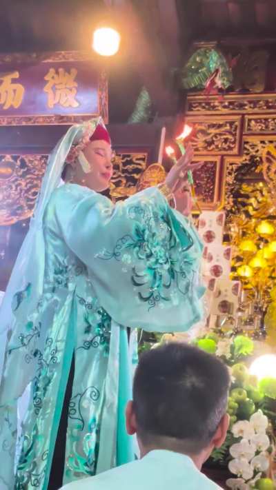 "Hầu Đồng" a traditional ritual within the Vietnamese Mother Goddess worship belief system, recognized by UNESCO.