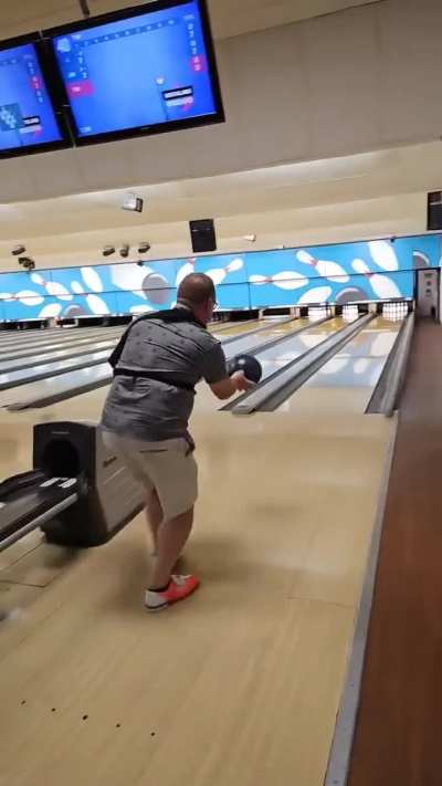 What could go wrong bowling after rotator cuff surgery.