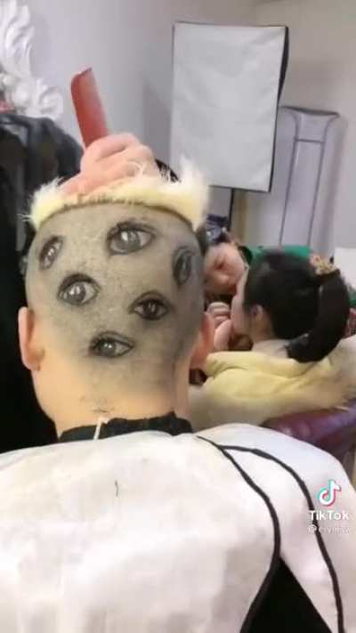 The insane talent and patience of this hair stylist. What would you ask him to do with your hair?