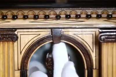 The desk of King Carlos Alberto of Sardinia has many secret compartments