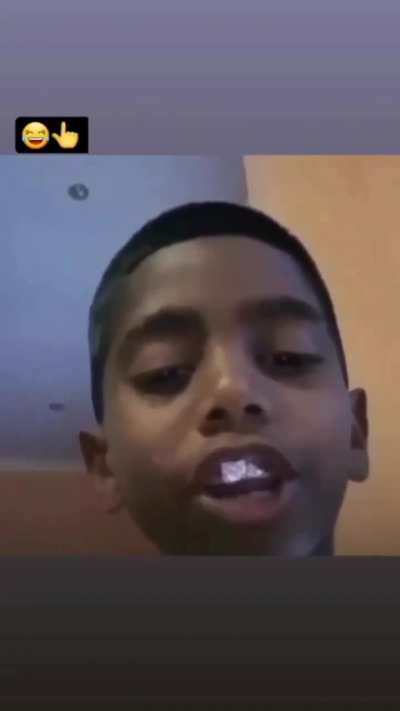 Trash talking South African wannabe thug