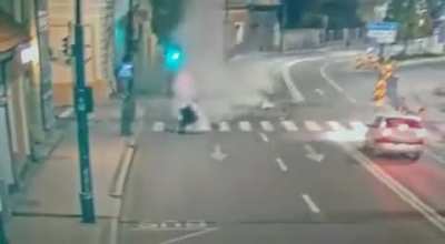 Speeding in a city