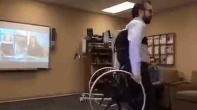 This wheelchair that allows you to "stand up"