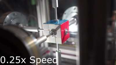 0.38 second Rubik's cube solve
