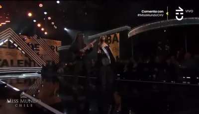 Miss WORLD CHILE Semifinalist Stuns Judges By Performing A Song From Her Own Death Metal Band?