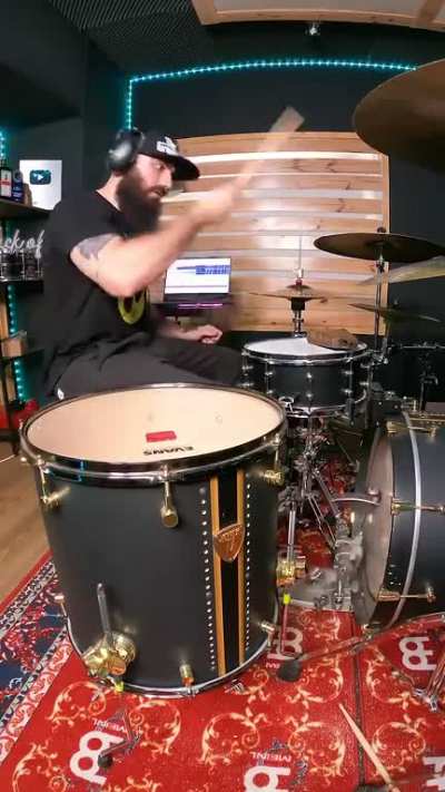 Record breaking drum skills