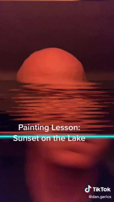 What a beautiful sunset scene