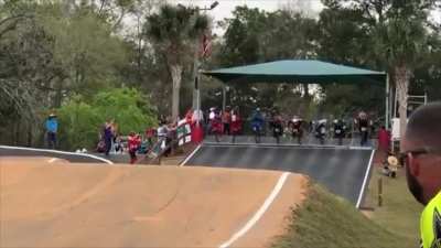 To start the race