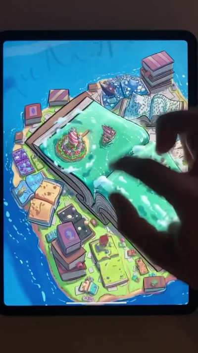 A guy made an infinite drawing