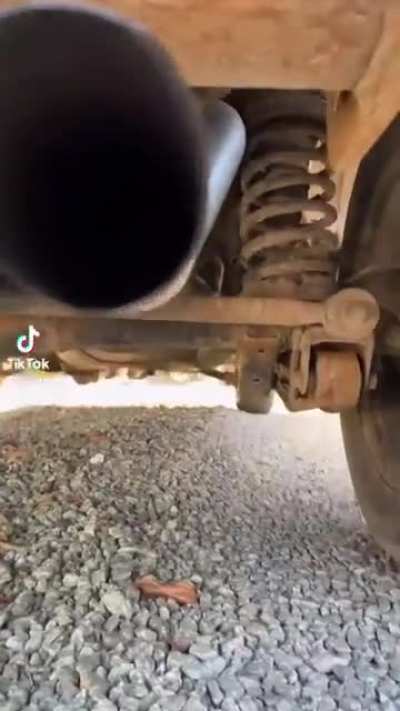 Just cleaning the exhaust.