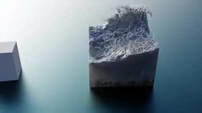 Fluid in invisible boxes