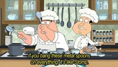 When you're a bad cook but still dick around in the kitchen