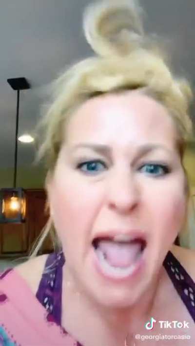 Just downloaded tiktok today & this is by far my favorite one ? she full sends it
