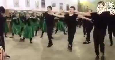 Caucasian dance "lezginka"