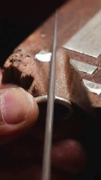 Completely Handmade an engagement ring for my friend