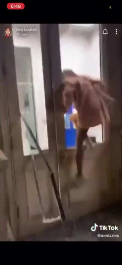 To loot an ATM