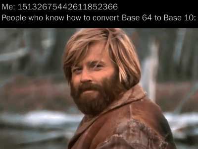 I meant to put base 10 to base 64 but whatever