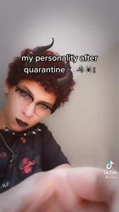 He’s scary now ???
