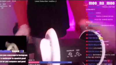 Asmr streamer thanking the viewers