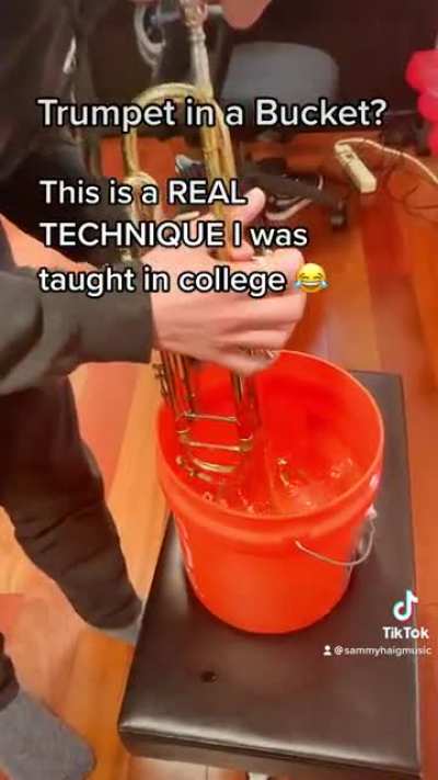 Trumpet in a Bucket …?