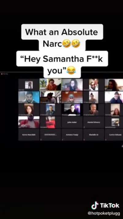 Hey Samantha, fuck you