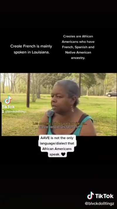 An informational video about all the languages/dialects in the African American culture❤️?