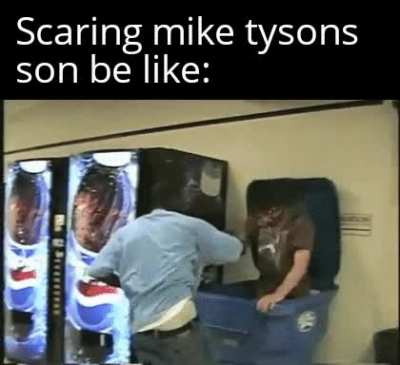 You should never scare Mike Tyson's son