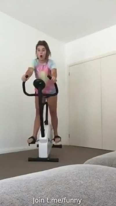 Home workout is fun