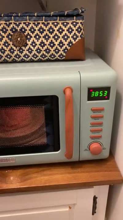To microwave something for 30 seconds