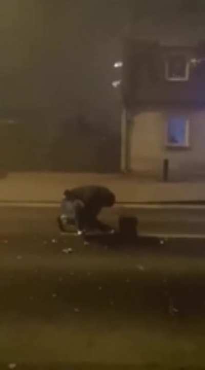 Starting a firework