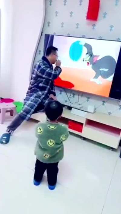 Tom and daddy