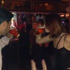 HMB while I challenge this woman to a scull