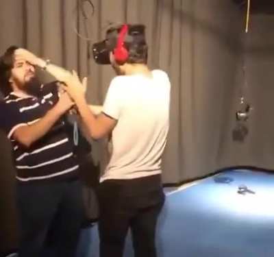 "I'm saying man I literally hit that zombie "