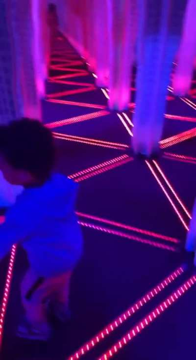 Never run in a mirror maze