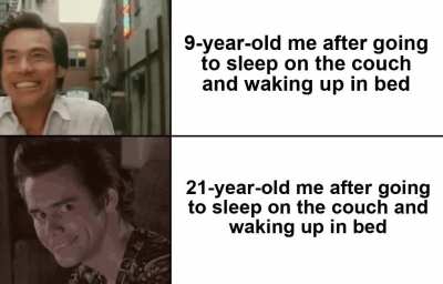 Problem is, I don't have a bed...