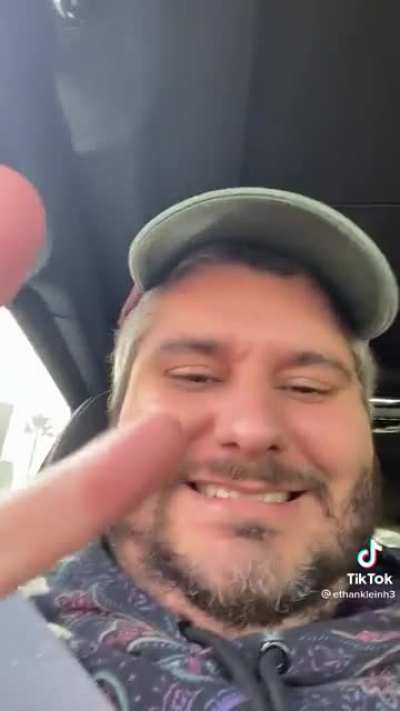 "I saw a Hollywood bus tour and wanted to make their day!!" - Ethan Klein