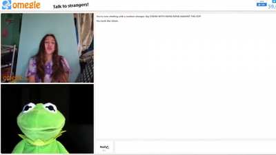 Kermit the Frog on Omegle