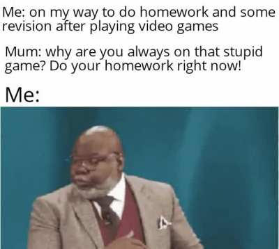 Well now I'm not doing it