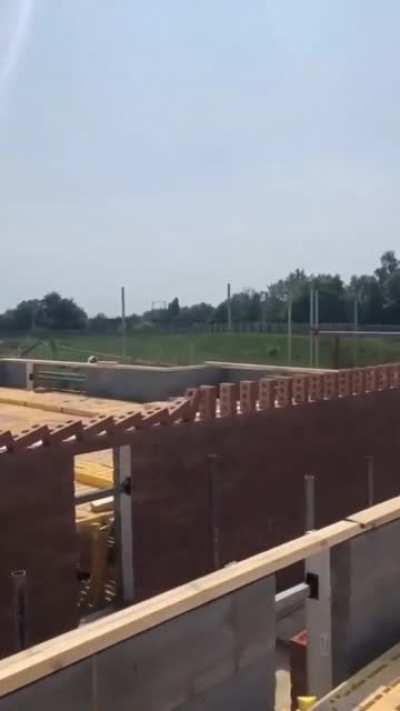 Falling bricks
