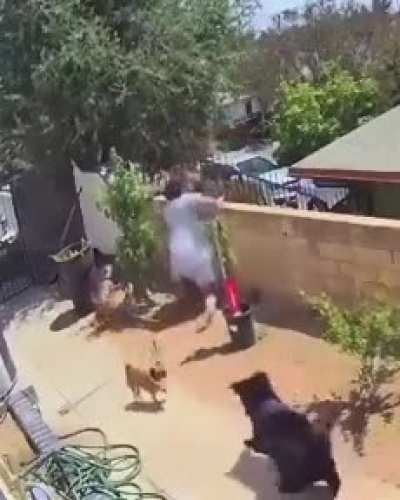 To enter the fence