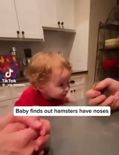"That's his nose!"