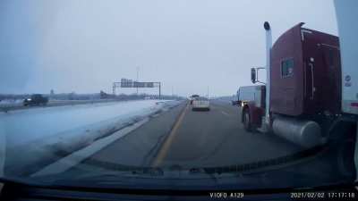 Semi wanted my lane