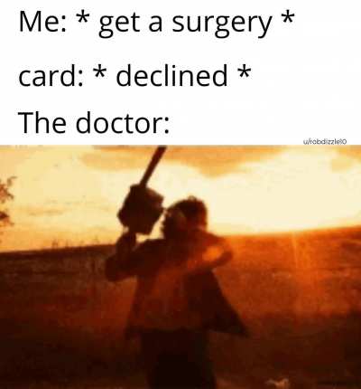No bedside manner