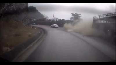 Failed Brakes-Imagine this coming up behind you.