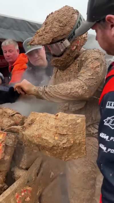Cross Country motorcycle racing "pit crew"