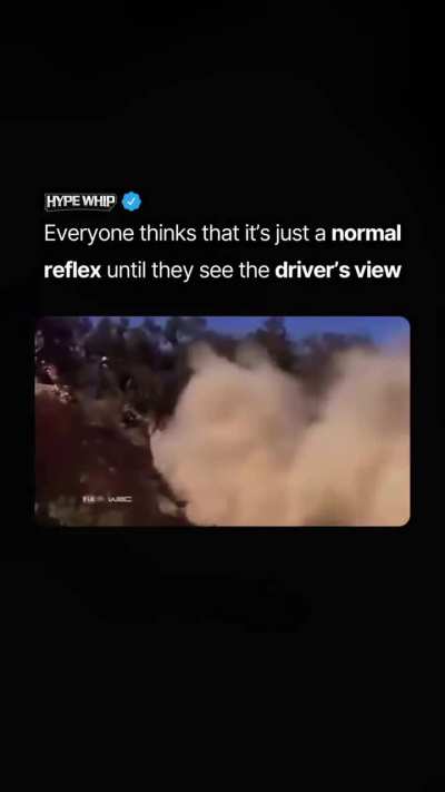 This is why Rally drivers are built different,,,, Insane Reflexes caught on Camera ?