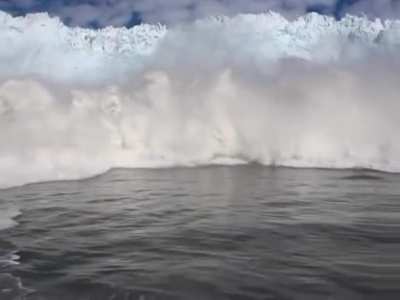 Watching Glacier calving too closely