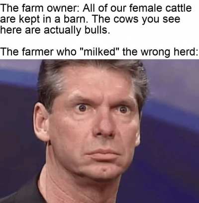 Male cows can produce milk. You probably shouldn't drink it though