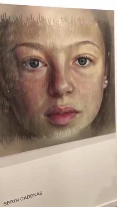 This portrait that ages based on where you stand by it