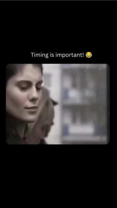 Bro has the worst timing